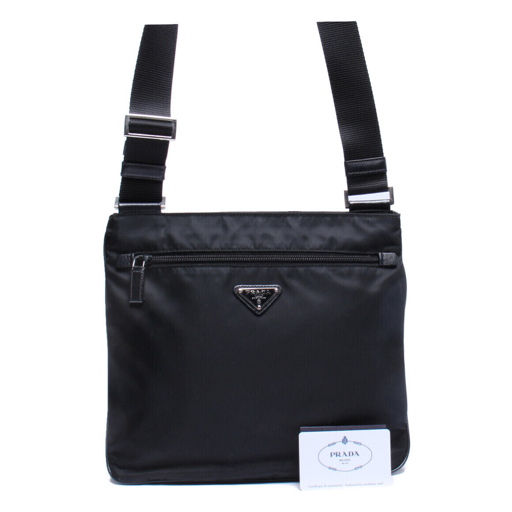 Prada Sport Neoprene Crossbody Bag Black